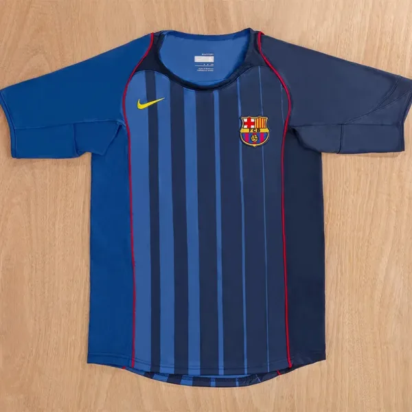 04-05 Barcelona Away Retro Soccer Jersey