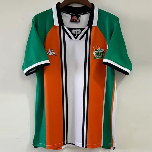 00-02 Ivory Coast Home Retro Soccer Jersey