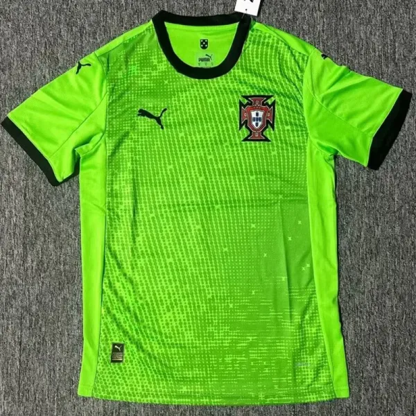 25-26 Portugal Green Goalkeeper Fans Soccer Jersey *PUMA