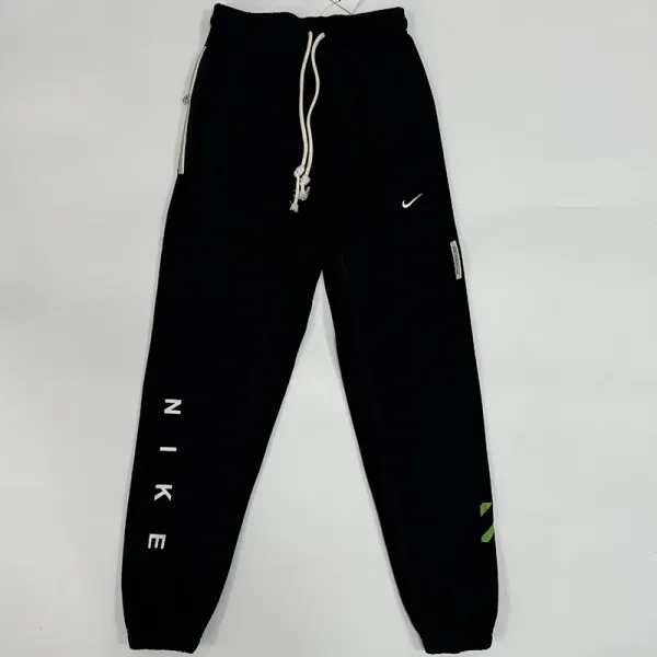 W9 NIKE Black Top Quality Sweatpants (Have Pocket)