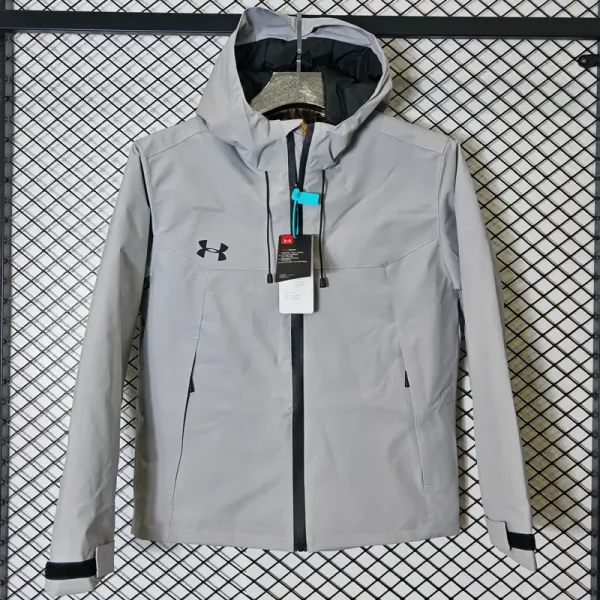 2024 UA Cotton Thickened warm Grey Outdoor Jackets #A803