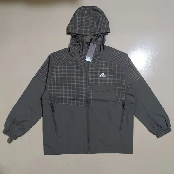 2024 New ADIDAS Brown Windbreaker