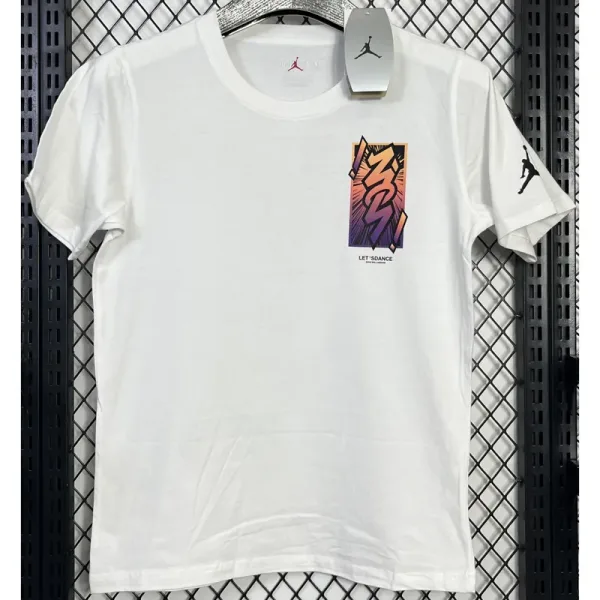 T135 Jordan White High Quality Casual T-Shirt
