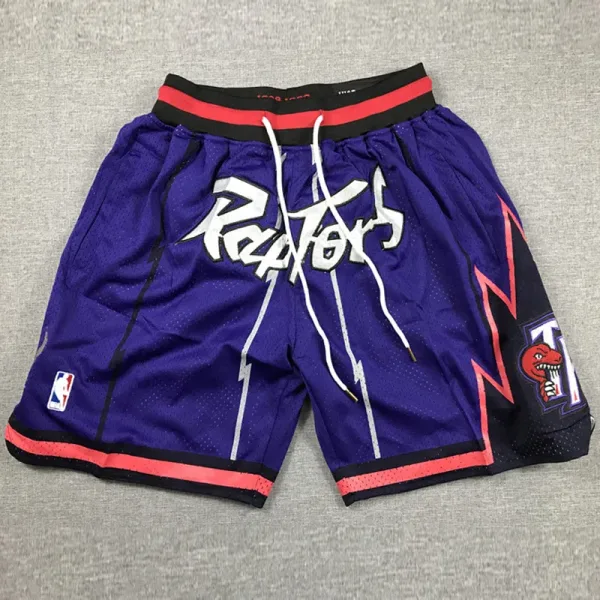 Raptors Purple City Edition Top Quality NBA Pocket Pants