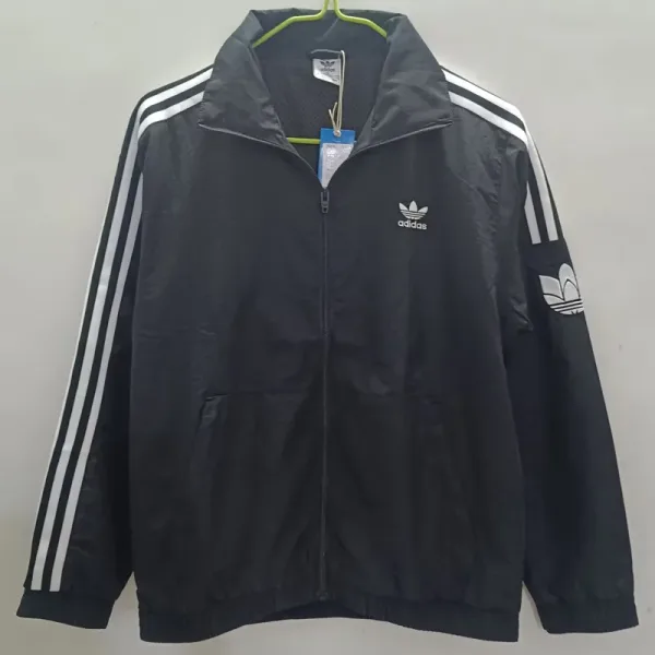 2024 New ADIDAS Black Windbreaker