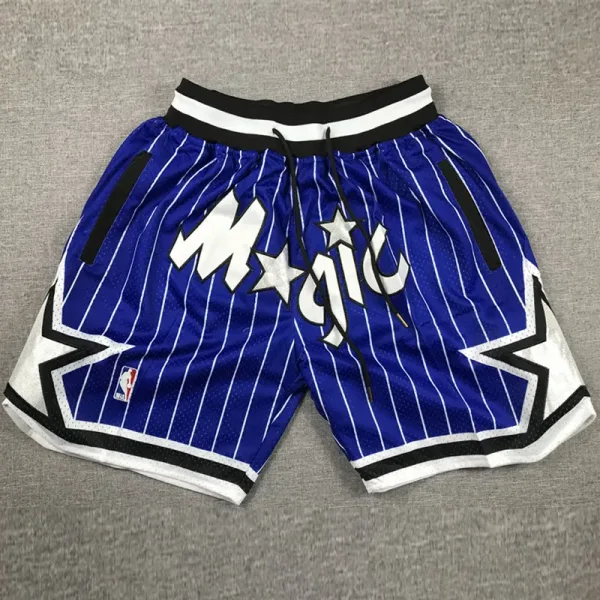 Magic Blue City Edition Top Quality NBA Pocket Pants