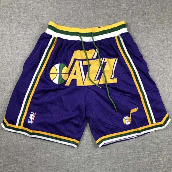 JAZZ Purple City Edition Top Quality NBA Pocket Pants *