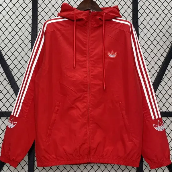 2024 New ADIDAS Red Windbreaker