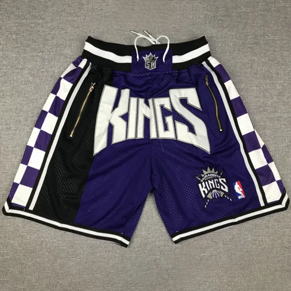 Kings Purple City Edition Top Quality NBA Pocket Pants