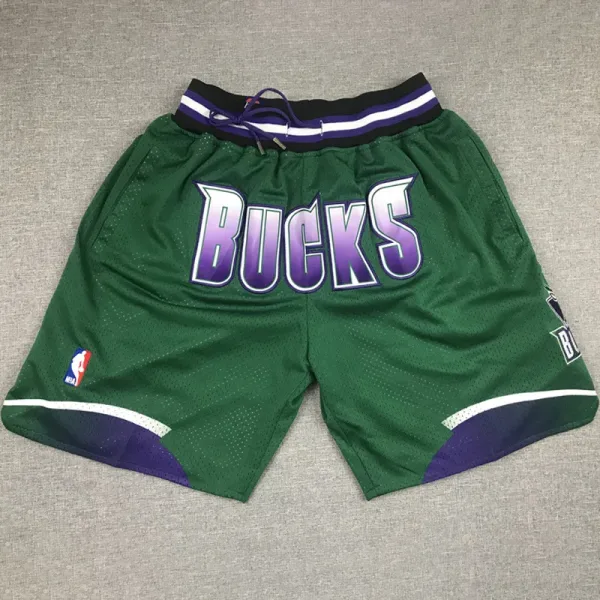 BUCKS Green City Edition Top Quality NBA Pocket Pants *