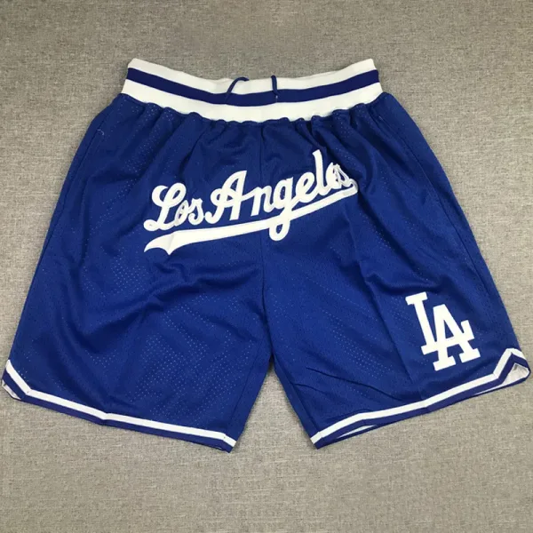 LosAngelesDodgers Blue City Edition Top Quality NBA Pocket Pants