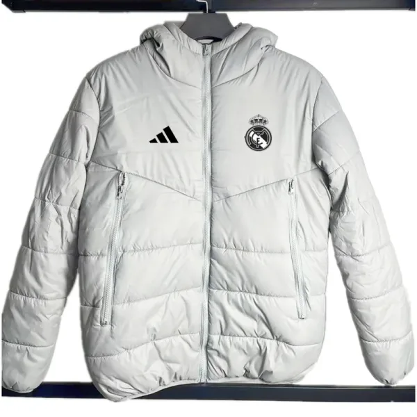 24-25 RMA White Hooded Cotton Coat