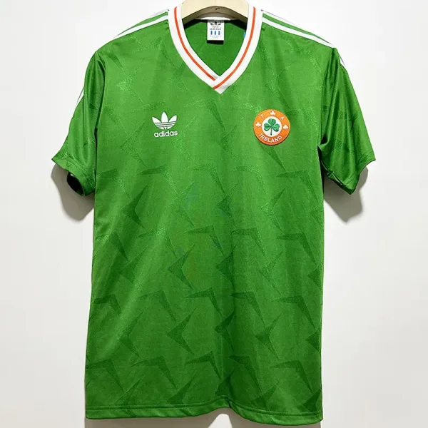 1990 Ireland Home Retro Soccer Jersey *