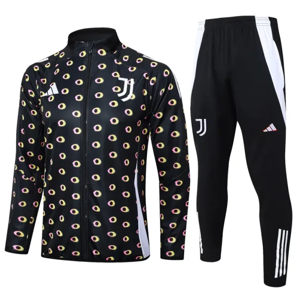 24-25 Juventus Black Jacket Tracksuit #A795