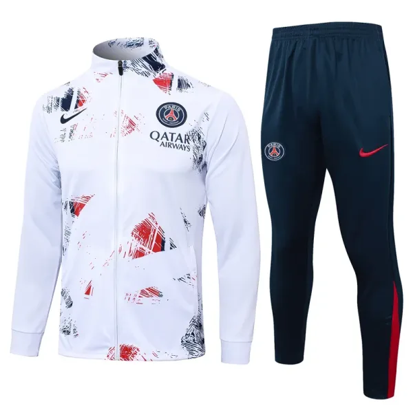 24-25 PSG White Jacket Tracksuit #A753