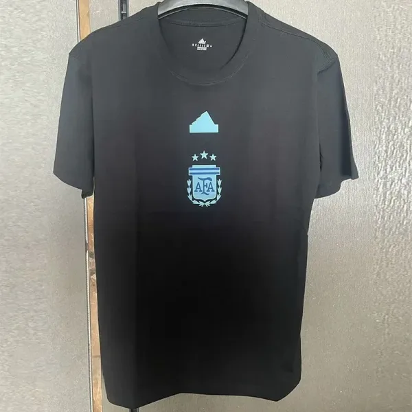 24-25 Argentina Black High Quality Casual T-Shirt