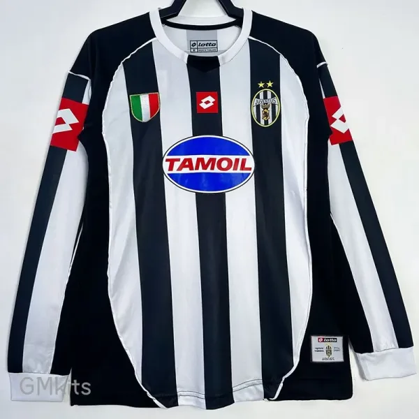 02-03 Juventus Home Retro Long Sleeve Soccer Jersey