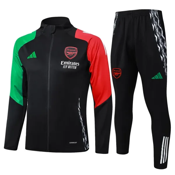 24-25 Arsenal Black Jacket Tracksuit #A805