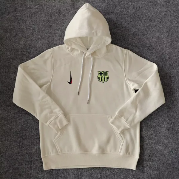 24-25 Barcelona White Hoody