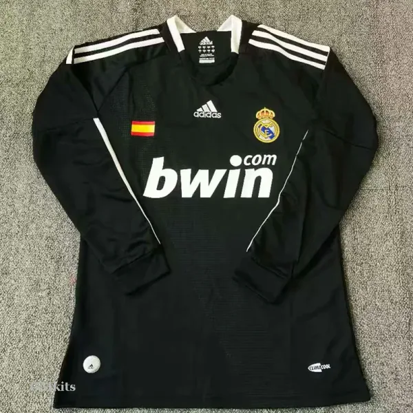 08-09 RMA Third Long Sleeve Retro Soccer Jersey