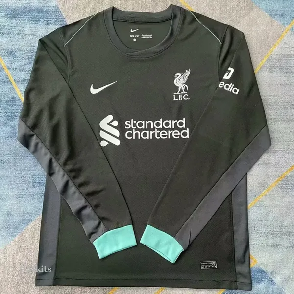 24-25 Liverpool Away Long Sleeve Soccer Jersey