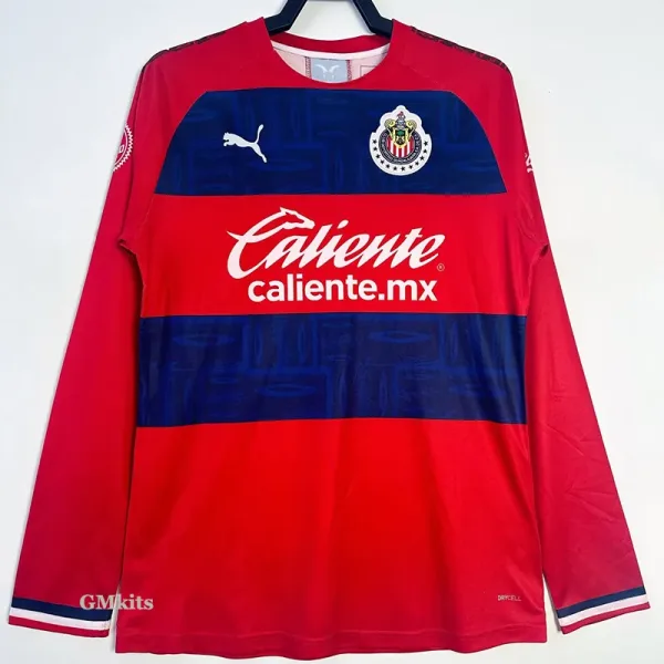 19-20 Chivas Home Long Sleeve Retro Soccer Jersey