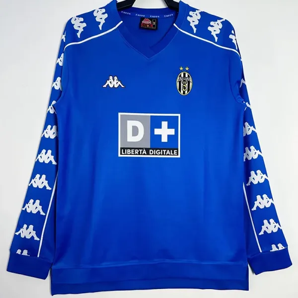 99-00 Juventus Away Retro Long Sleeve Soccer Jersey