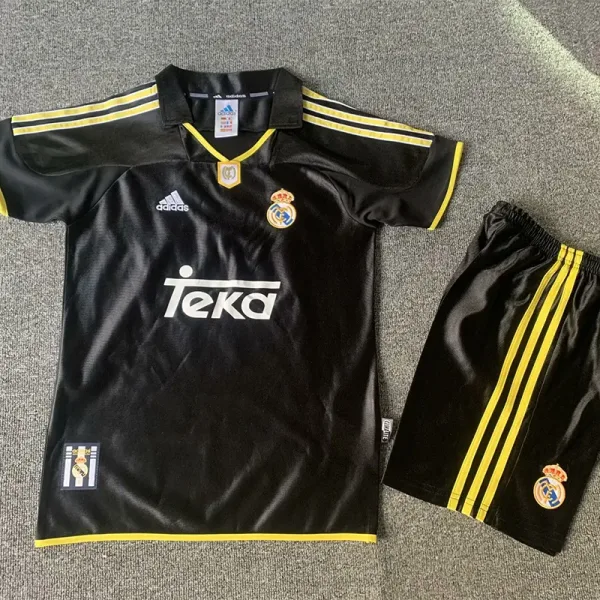 00-01 RMA Away Kids Retro Soccer Jersey
