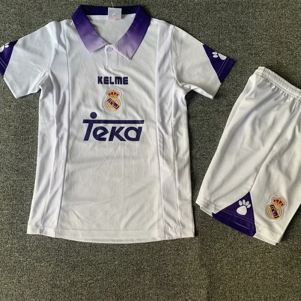 97-98 RMA Home Kids Retro Soccer Jersey