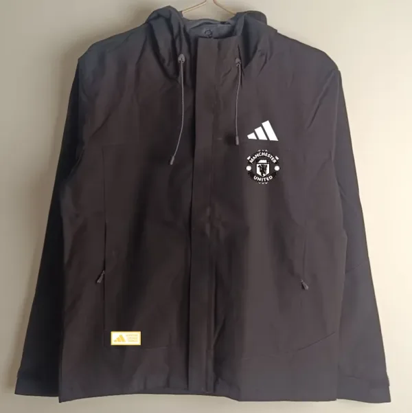 24-25 Man?Utd Black Windbreaker