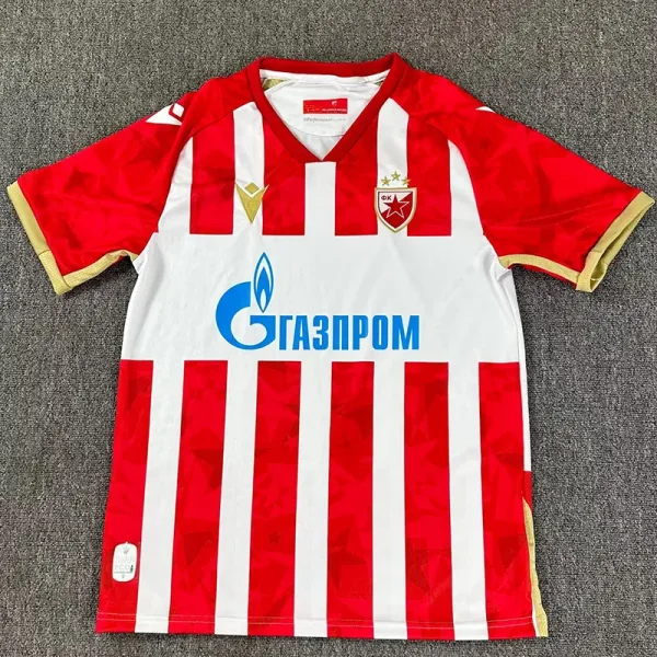 24-25 Crvena Zvezda Home Fans Soccer Jersey *
