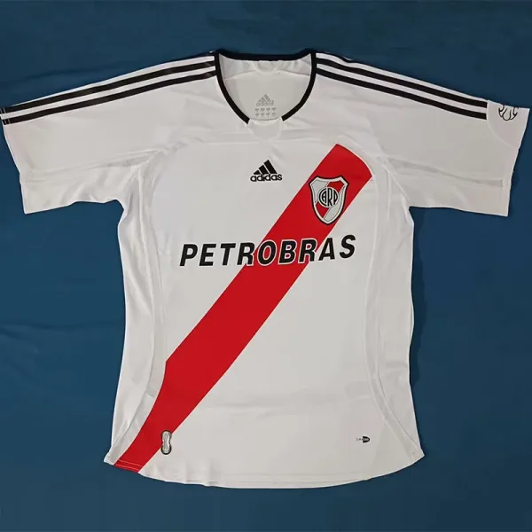06-07 River Plate Home Retro Soccer Jersey